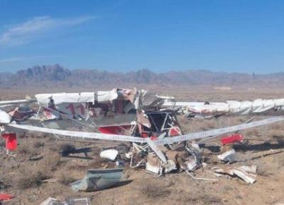 سقوط مرگبار هواپیما در کاشمر، 2 نفر کشته شدند