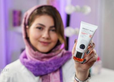 آنالیز کرم ضد آفتاب رنگی برایت مکس SPF 50؛ ویتامینه و ضد چروک