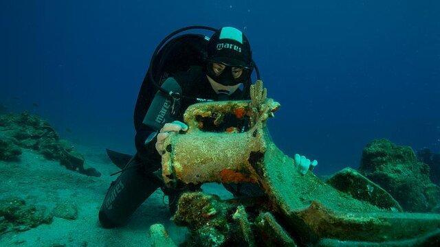 کشف بقایای کشتی 2000 ساله در یونان