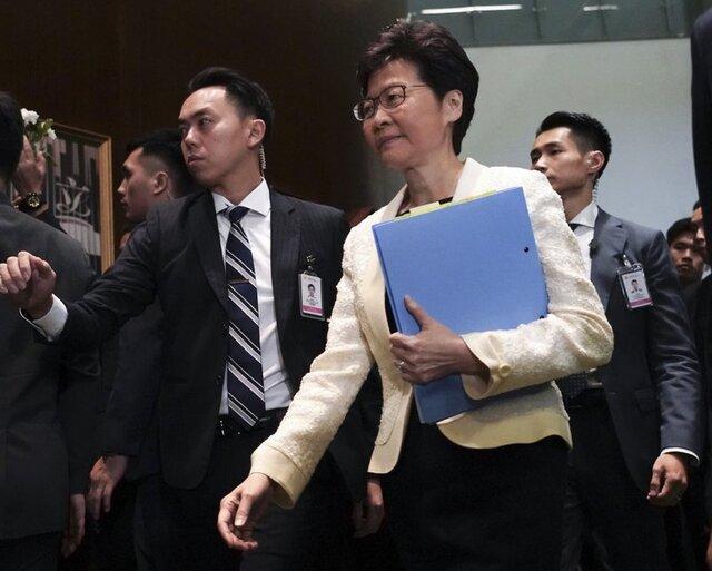 رهبر هنگ کنگ: ترمیم کابینه اولویت ندارد، تمرکز روی برقراری نظم است
