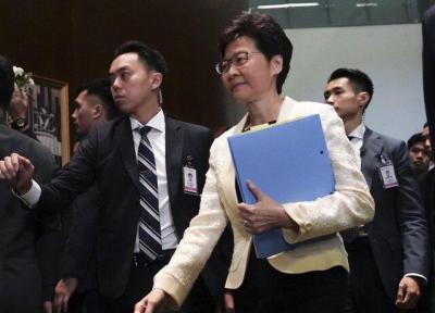 رهبر هنگ کنگ: ترمیم کابینه اولویت ندارد، تمرکز روی برقراری نظم است