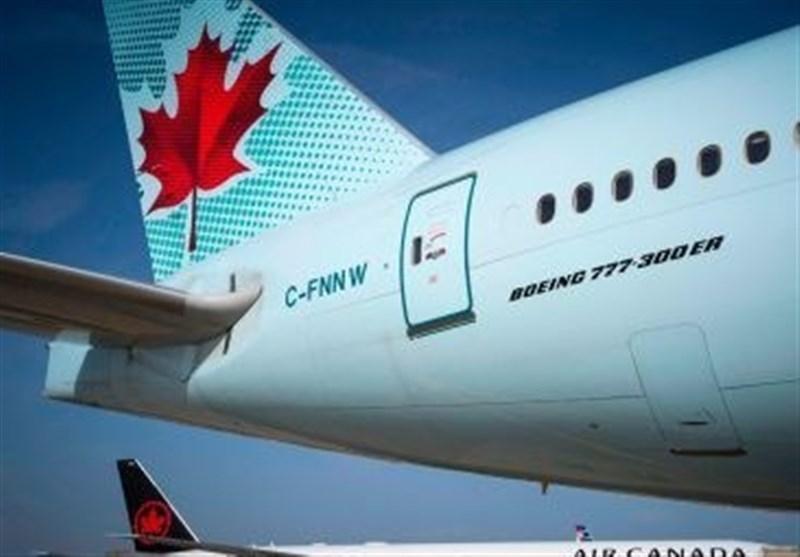 هواپیمایی کانادا بیشتر پروازهای بین المللی خود را لغو کرد
