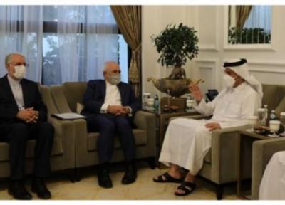 تاکید ظریف بر اهمیت روابط ایران و قطر بر پایه همکاری های دوجانبه و منطقه ای
